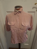 Ladies Renato Nucci Size Euro 38 Pink Shirt Sleeve Blouse