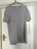 Mens Topman Size M grey Short Sleeved T Shirt