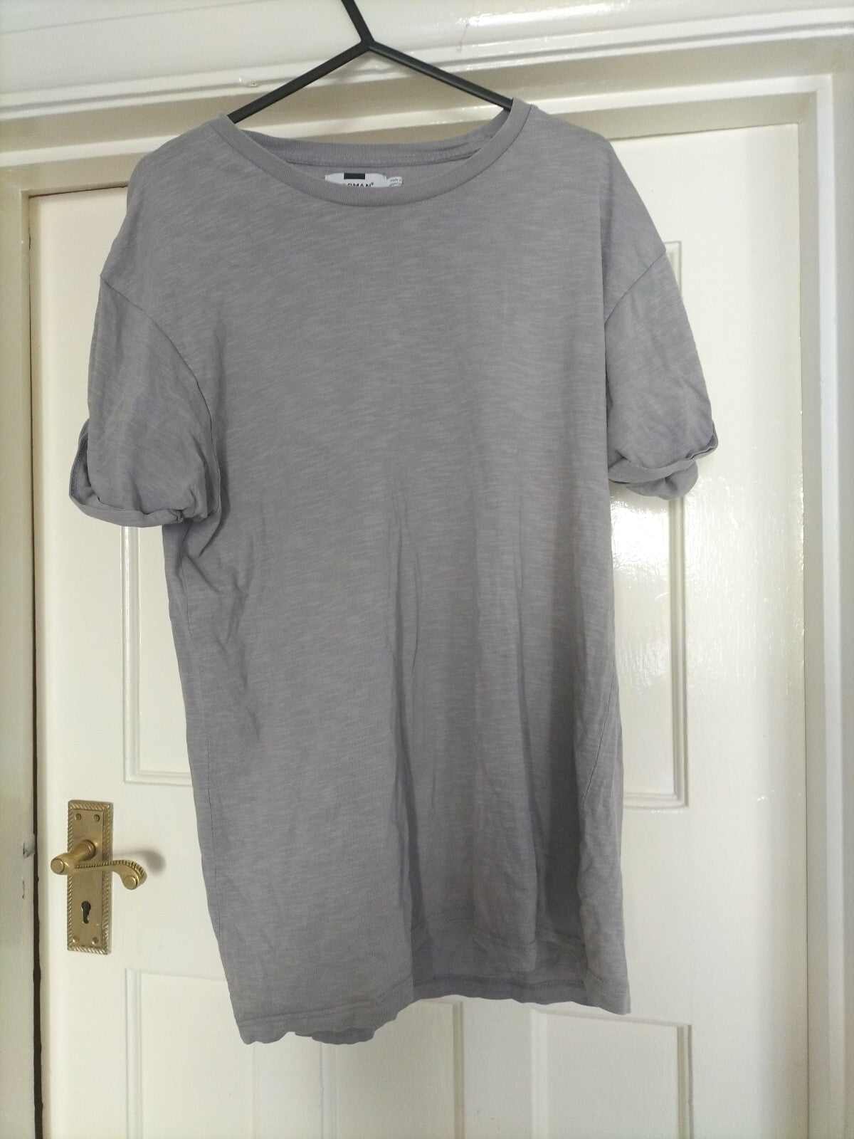 Mens Topman Size M grey Short Sleeved T Shirt