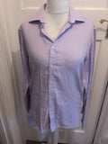 Moss Esq 15.5 Purple Long Sleeve Shirt