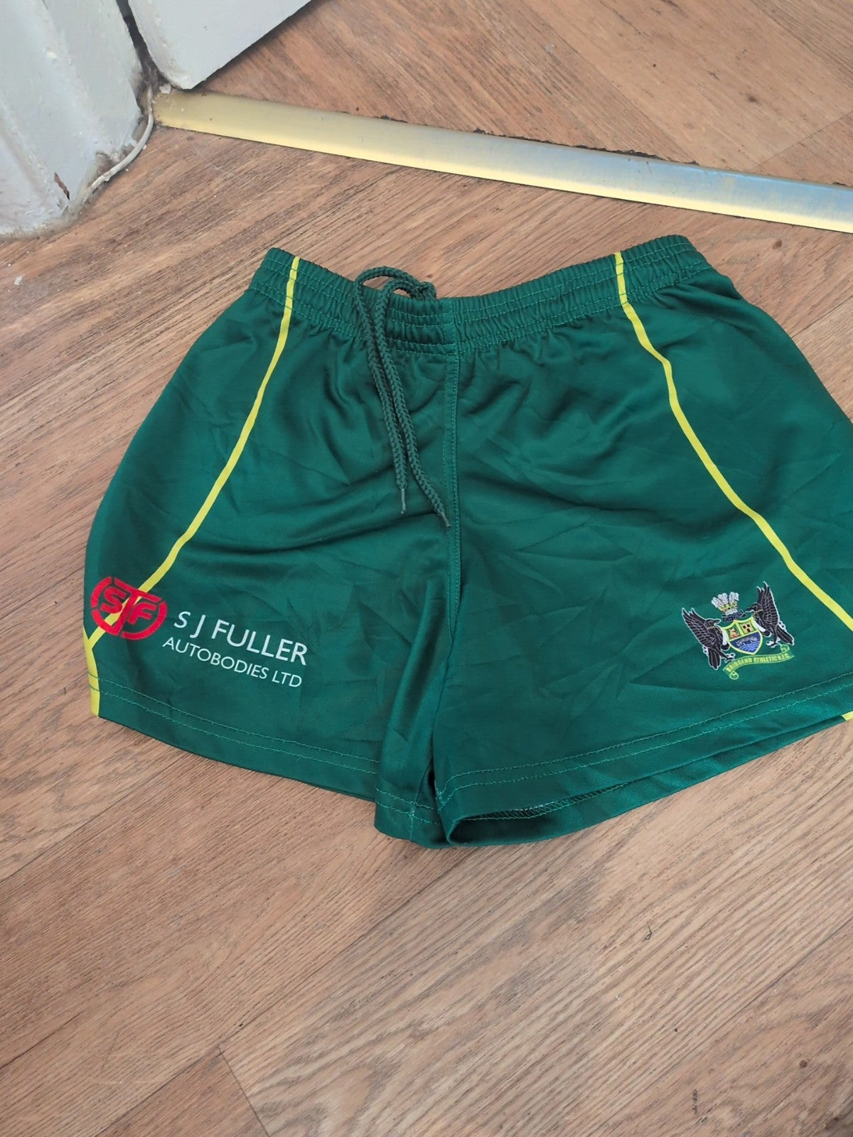 Youth 30" Bridgend Elasticated Green Shorrs