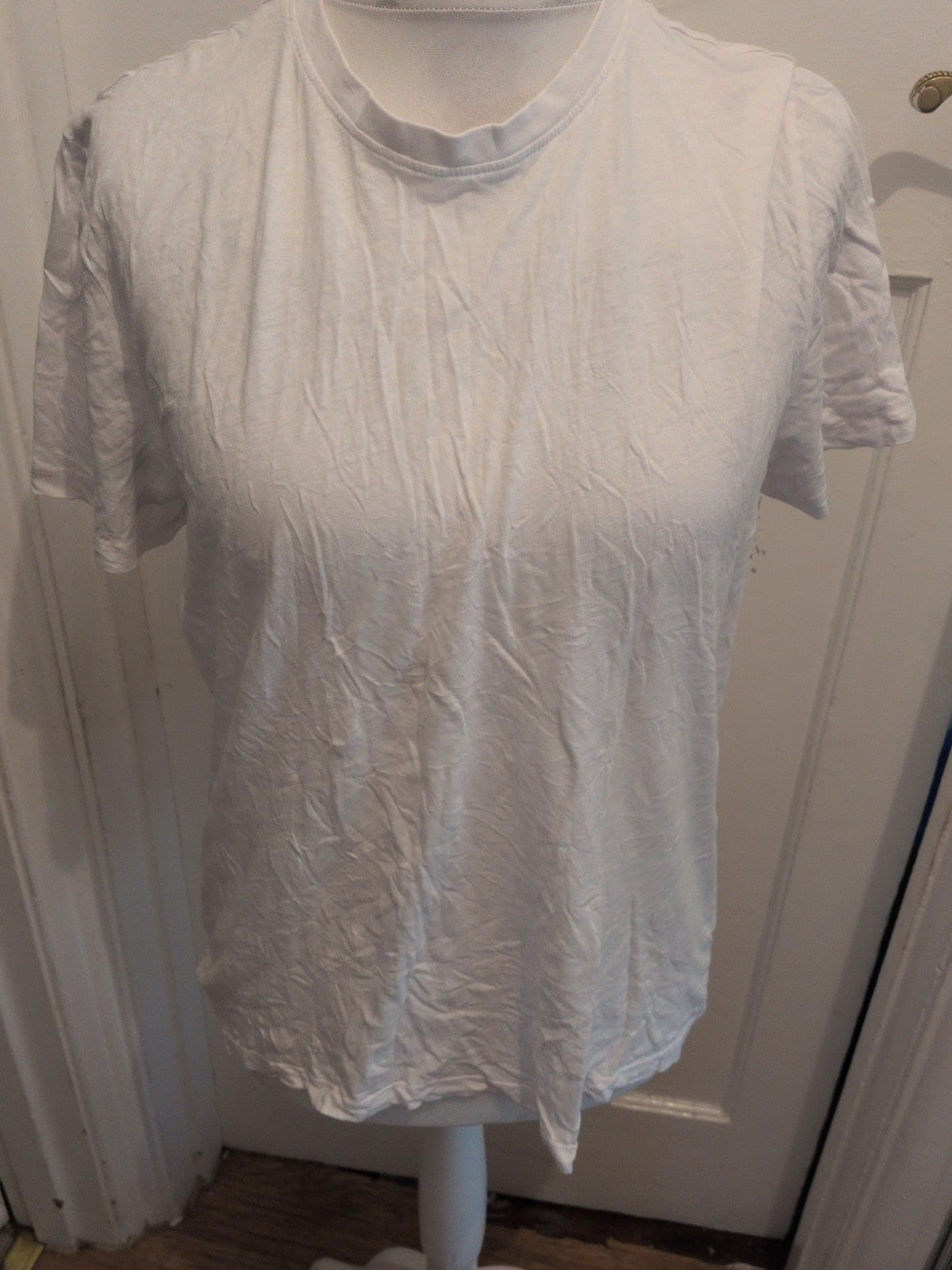 Primark Medium Regular Fit White Short Sleeve T-shirt