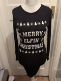 Ladies Boohoo Size 8 Merry Elfin Christmas Dress