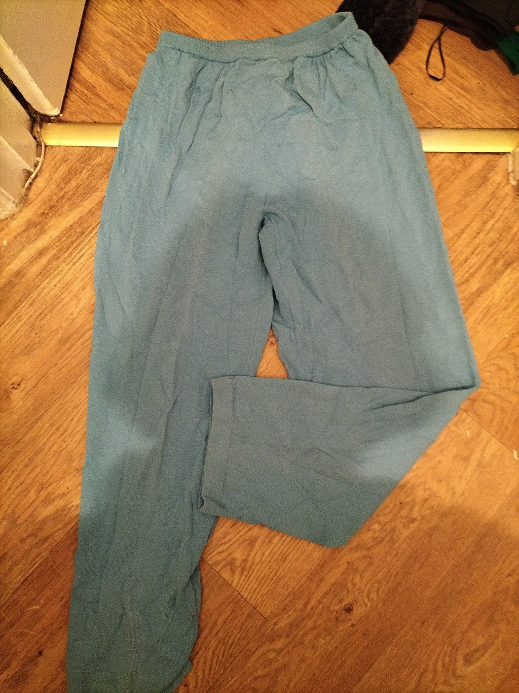 Ladies Michele Hope Size 22/24 Blue Elasticated Trousers