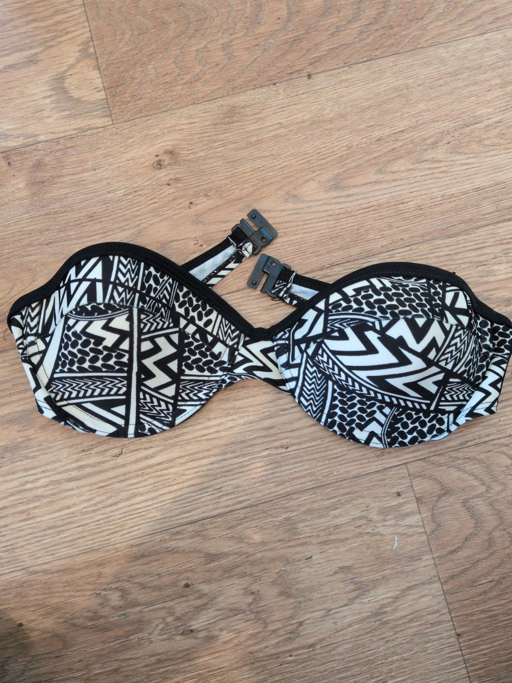 Dorothy Perkins 12 Beige And Black Bikini Bra