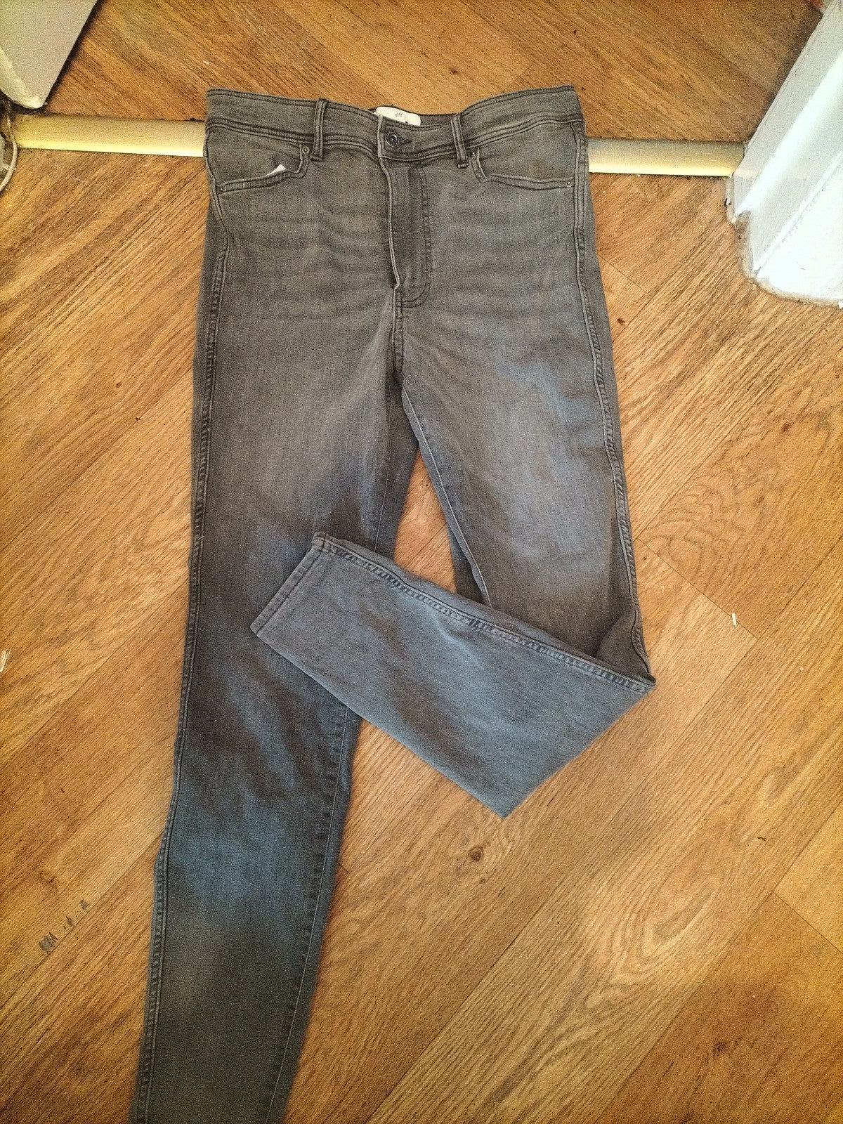 H&M 14 Grey Skinny Jeans