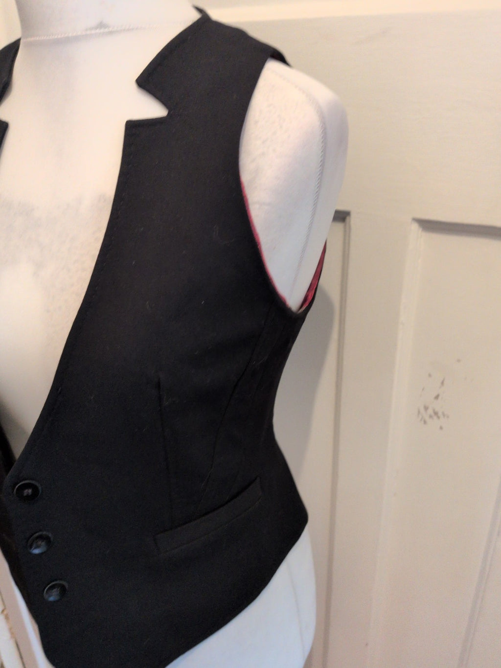 Next 12 Black Ladies Waistcoat Smart