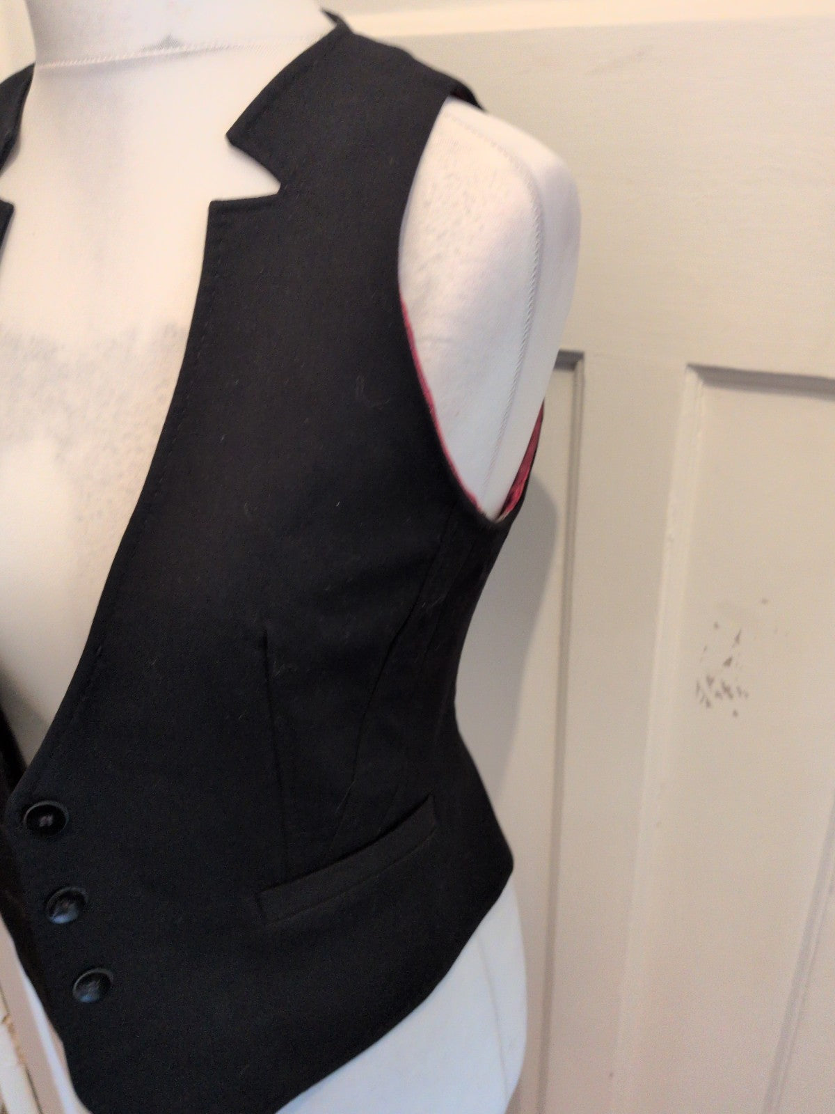 Next 12 Black Ladies Waistcoat Smart