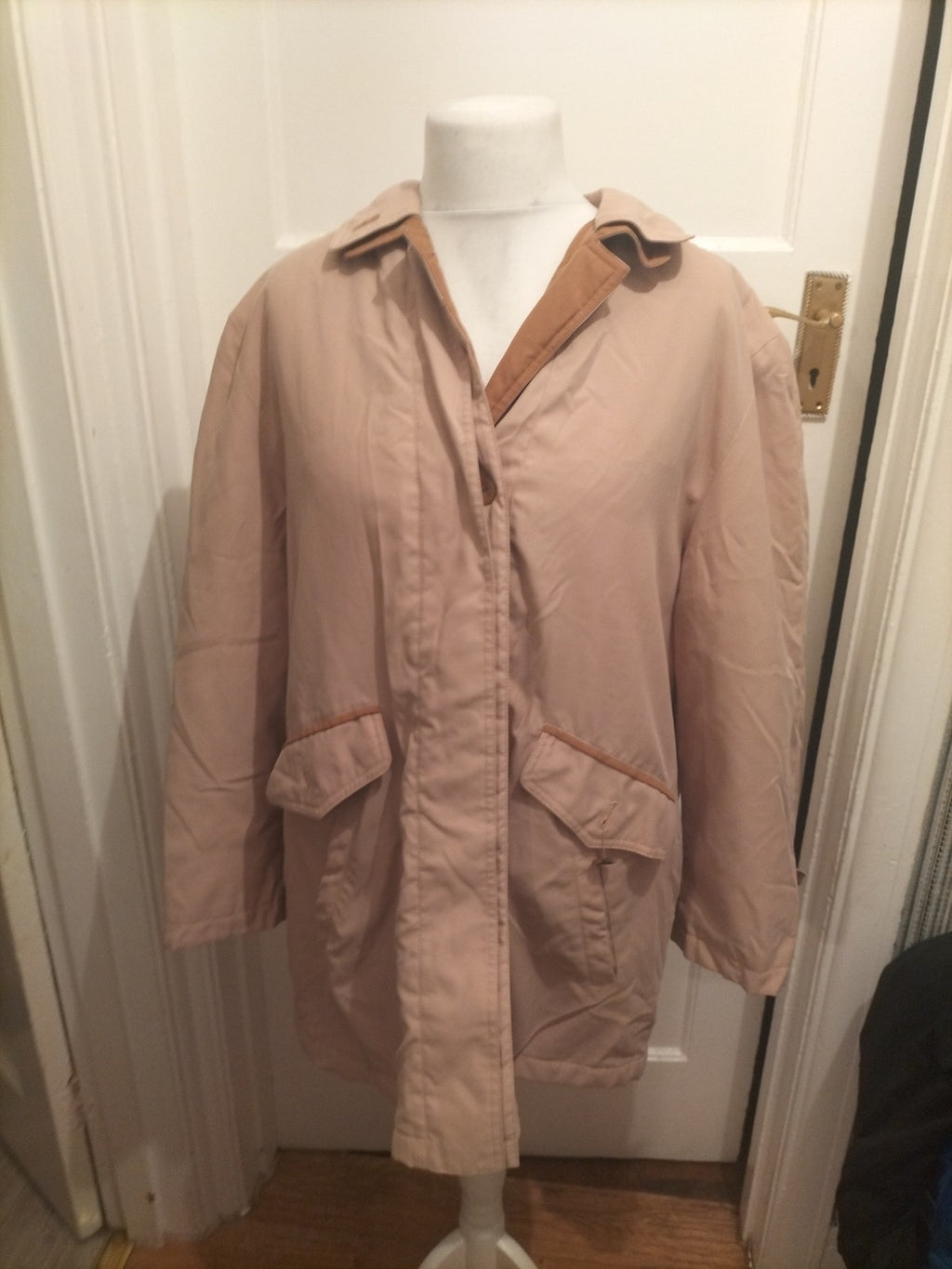 Ladies Holmewood Size 16 Camel Lined Jacket