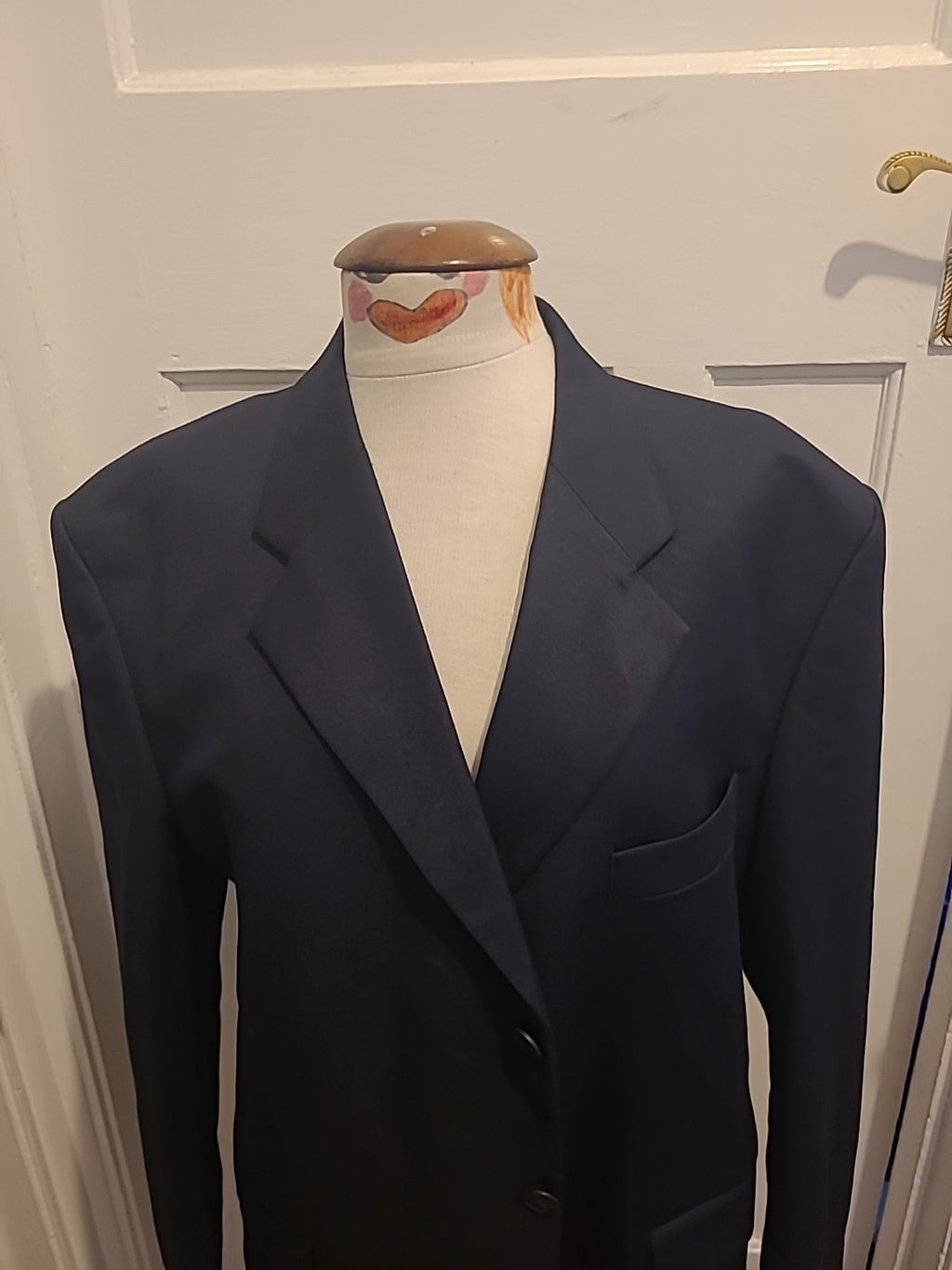 Mens Lincroft Size 44r Black Long Sleeve Padded Blazer