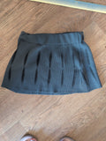 I Am Gia 2xs Grey And Black Mini Skirt