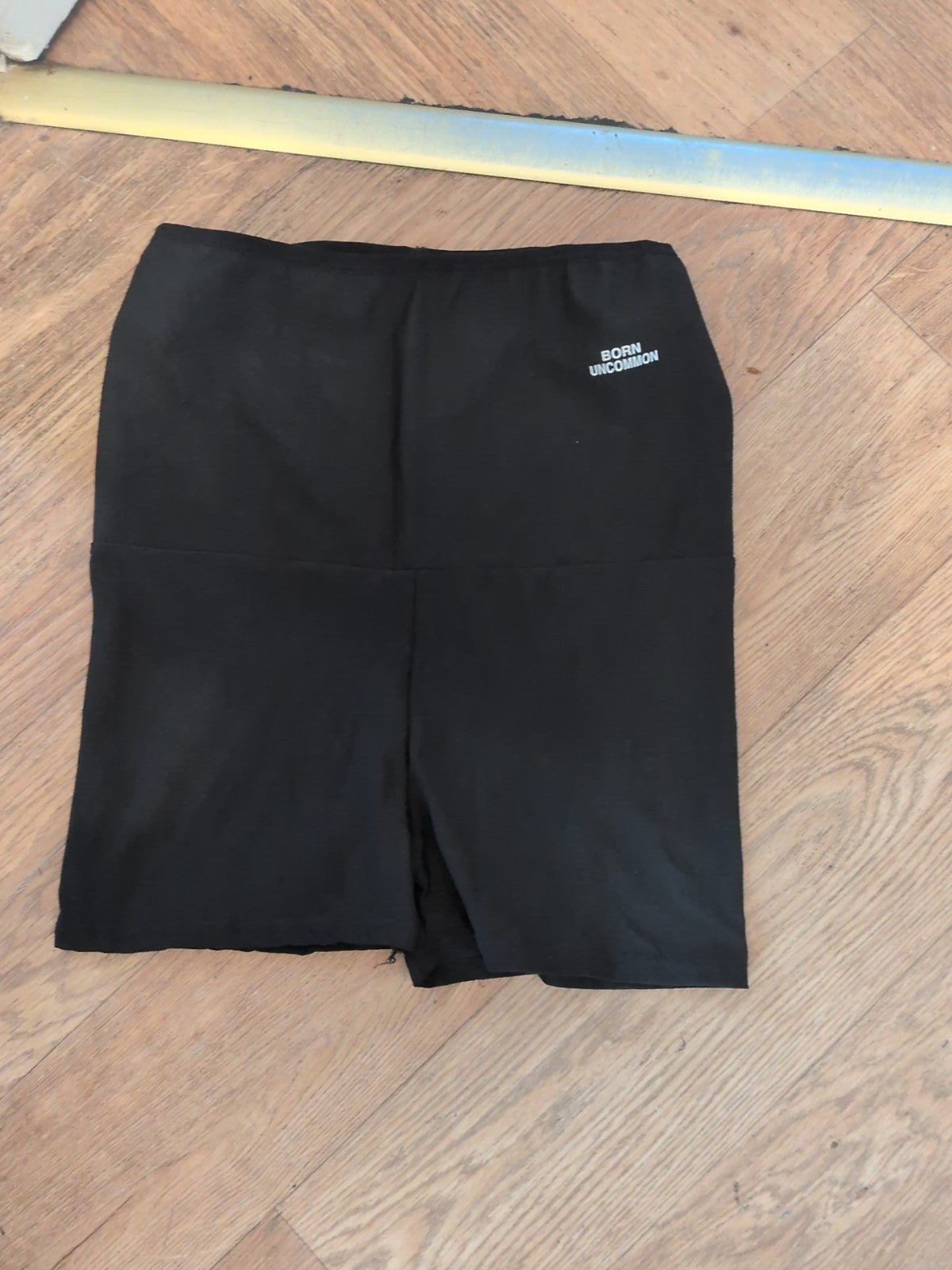 XL Black High Waist Gym Shorts