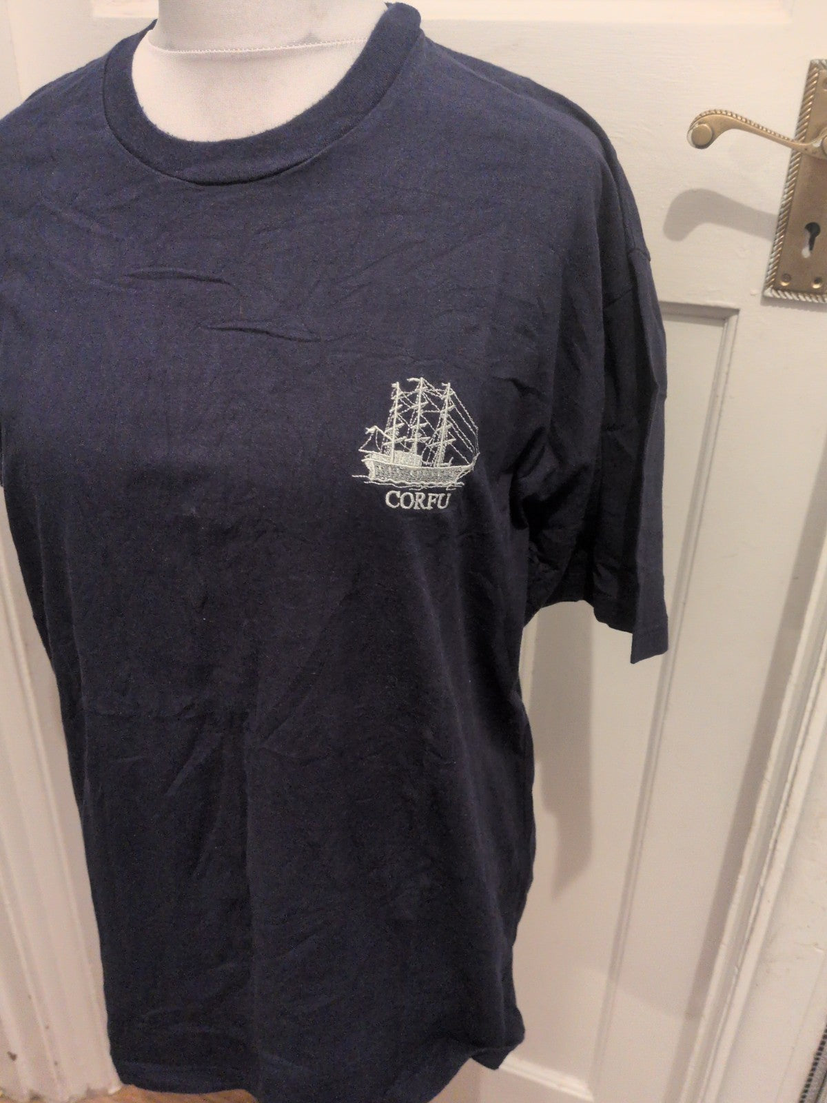 2XL Navy Short Sleeve Corfu T-shirt
