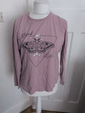 Beloved Large Purple Butterfly Long Sleeve Pyjama Top