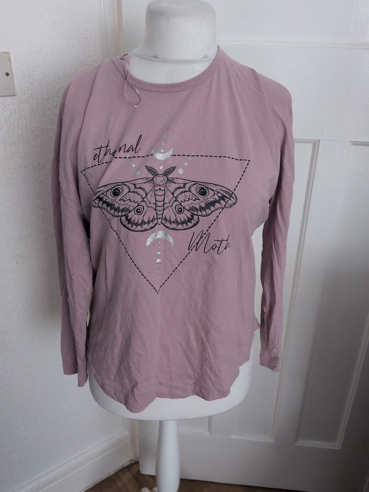 Beloved Large Purple Butterfly Long Sleeve Pyjama Top