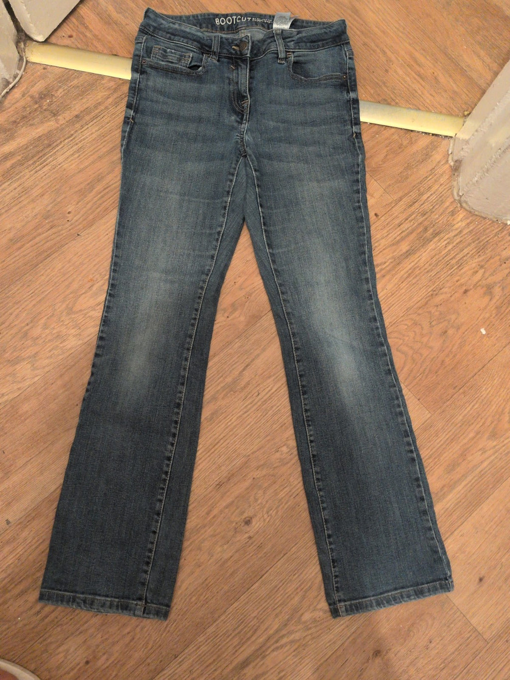Ladies Next Size 10 Bootcut Blue Jeans