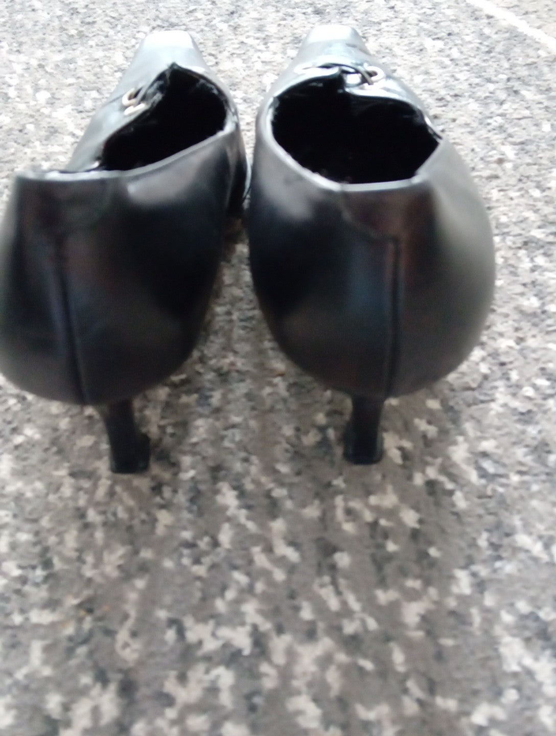 Ladies Roberto Vianni Black Court Shoes Size 39 Free Delivery