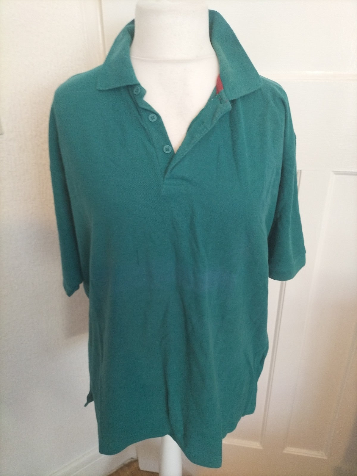 Mens Antartex Size XL Teal Polo Short Sleeve