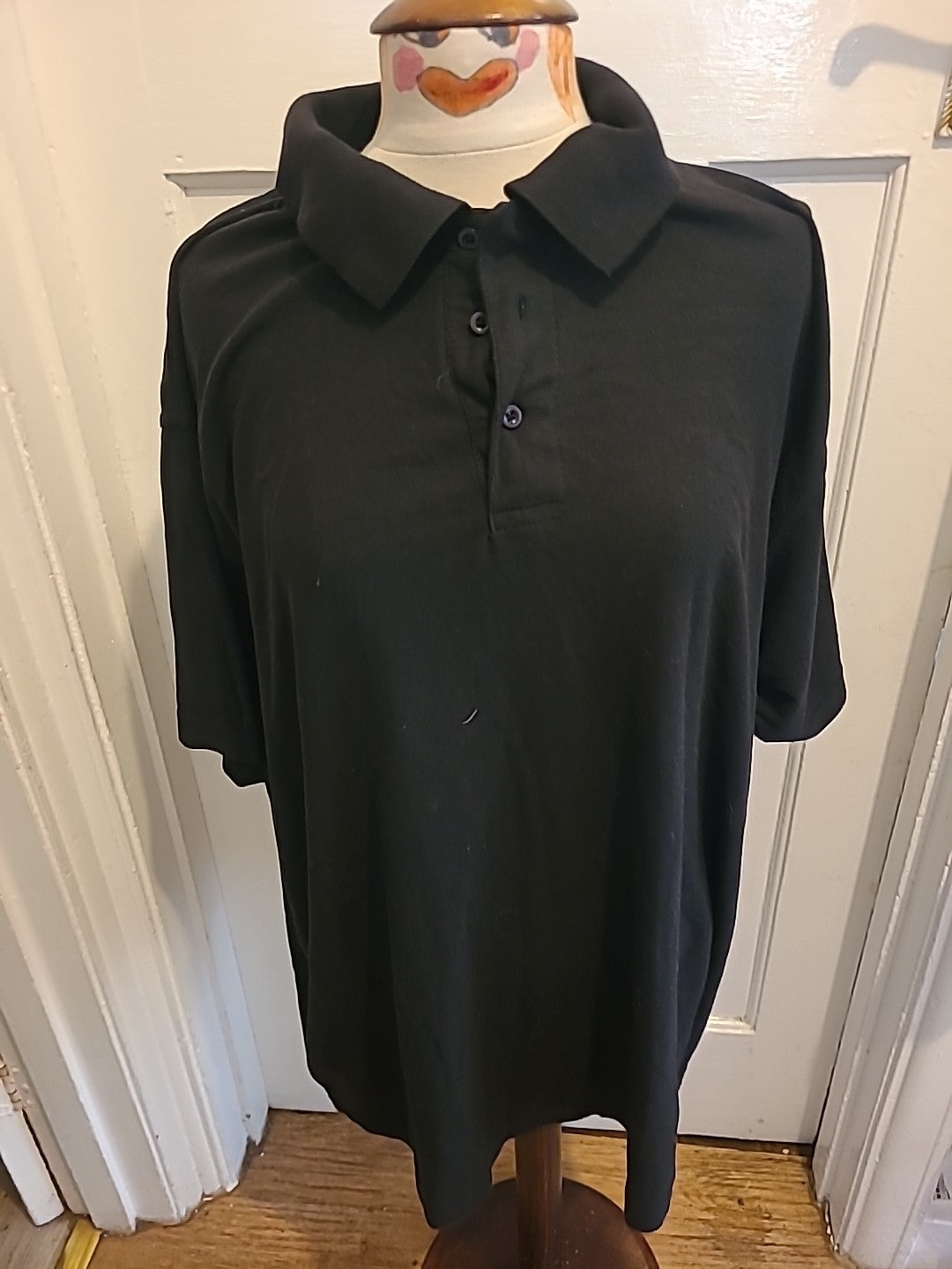 Mens BKS Size 3xl Black Short Sleeved Polo