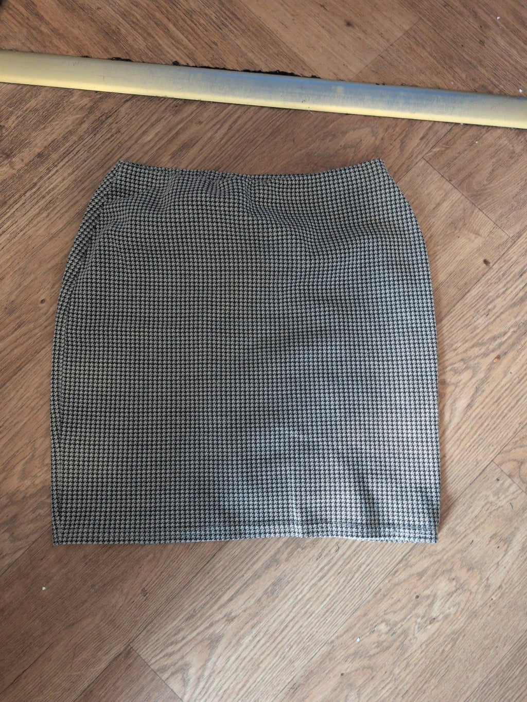 New Look Charcoal White 8 Short Mini Skirt