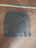 New Look Charcoal White 8 Short Mini Skirt