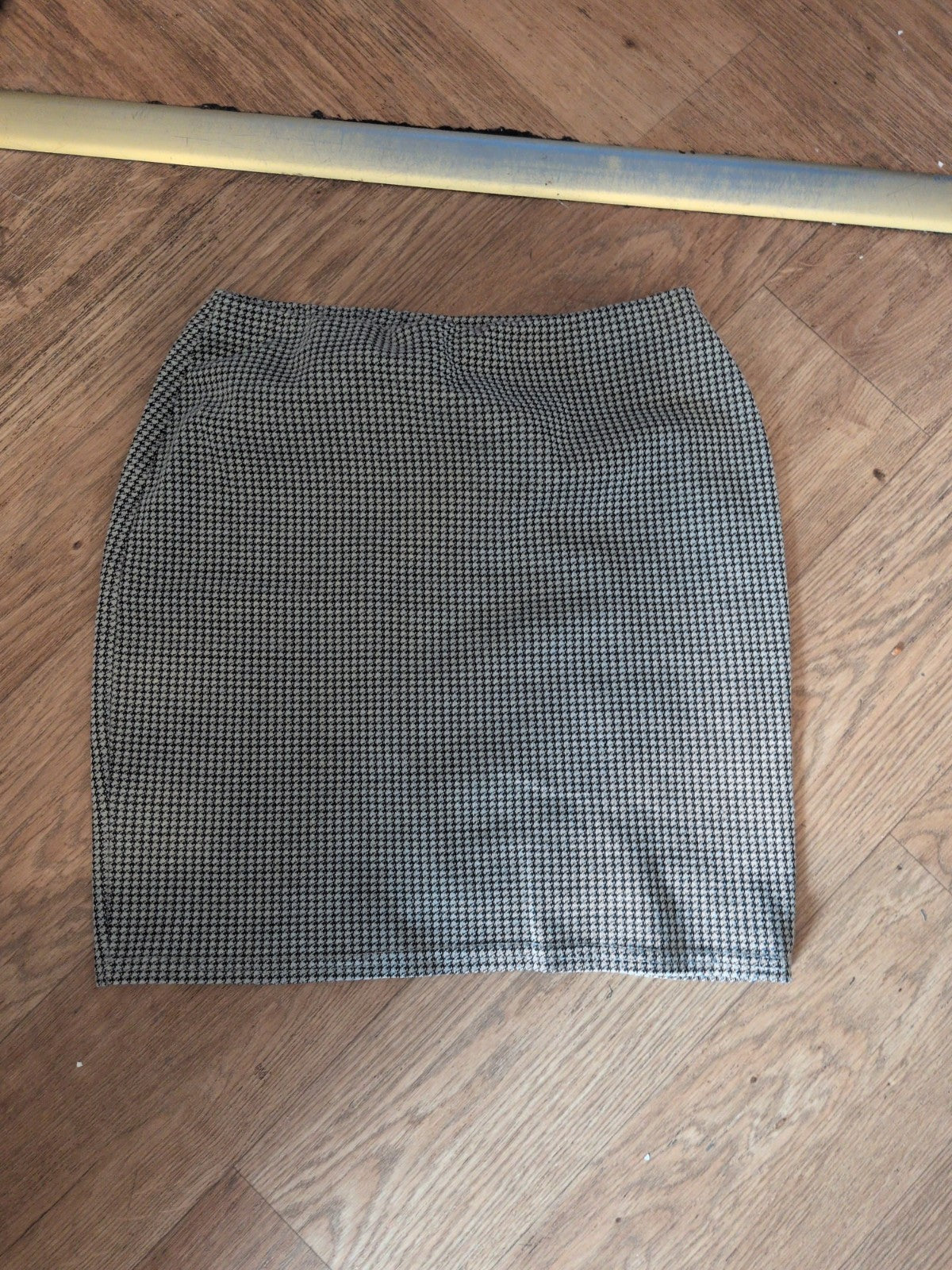 New Look Charcoal White 8 Short Mini Skirt