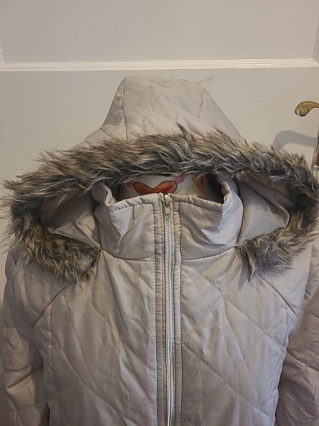 Ladies Anne De Lançay Size Medium Beige Coat