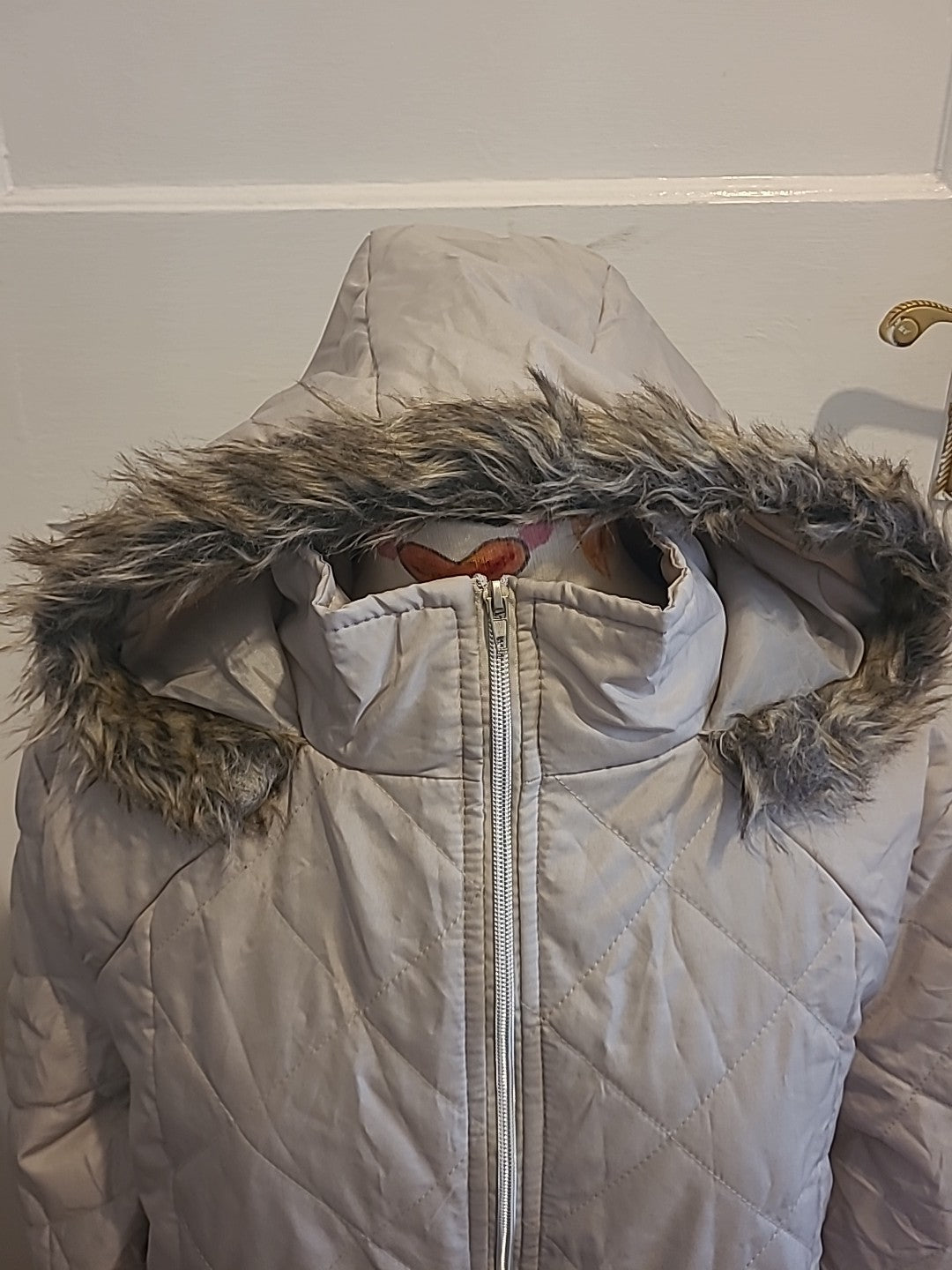 Ladies Anne De Lançay Size Medium Beige Coat
