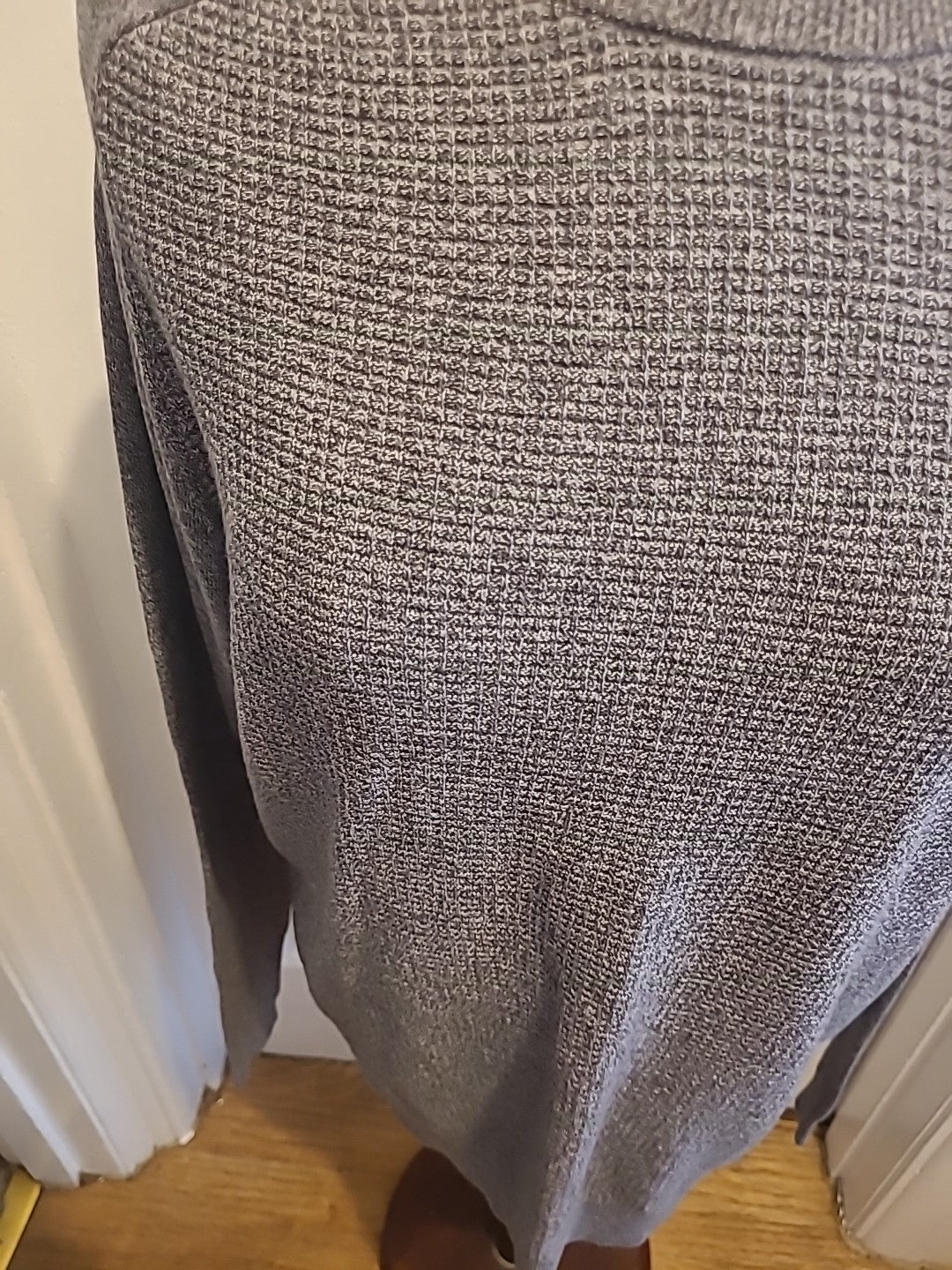 Mens George Size Large Grey Long Sleeved Pullover Jumper