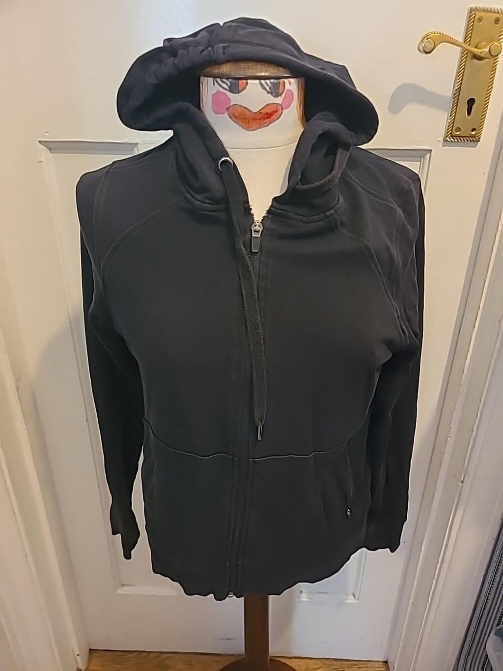 Ladies Marks And Spencer Size 12 Black Long Sleeved Jacket