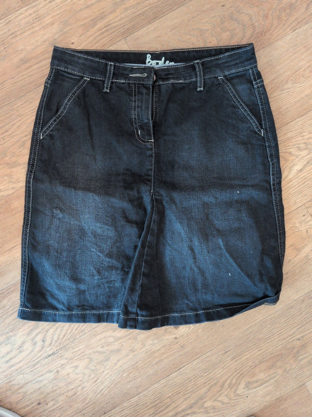 Boden 10R Denim Skirt Knee Length