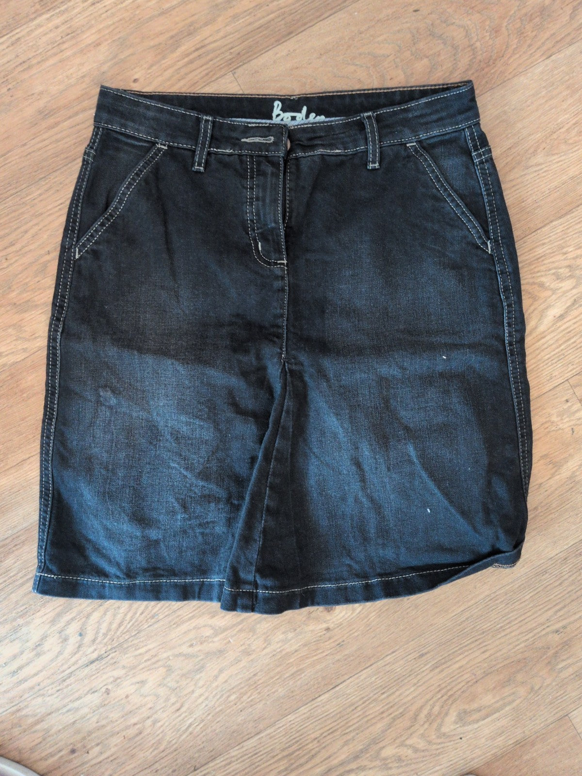 Boden 10R Denim Skirt Knee Length