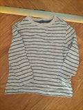 F&F 3-4 Years Grey Striped T-shirt