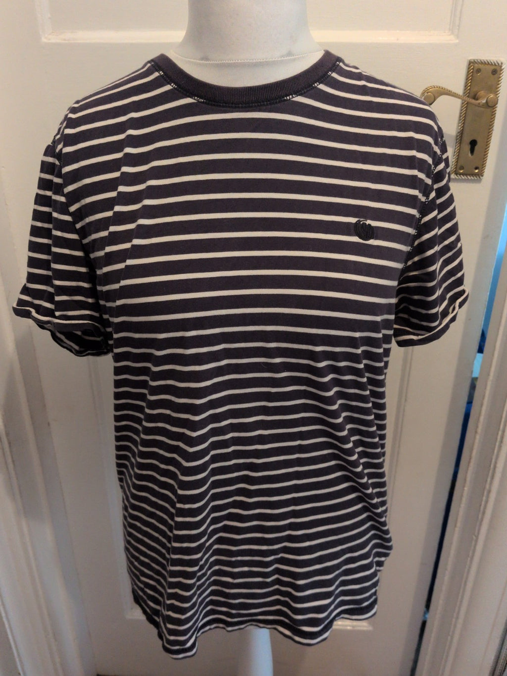 Fat face Medium Navy Stripe Short Sleeve T-shirt
