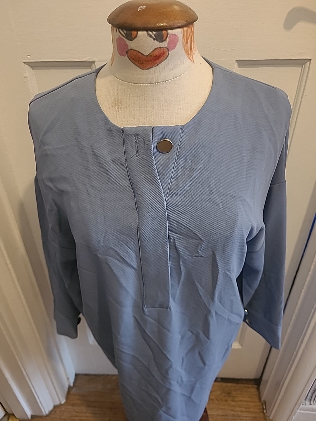Ladies Zara Size Small Mid Sleeved Oversized Longline Shirt