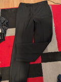 Mens Size 34-36 Black Smart Trousers