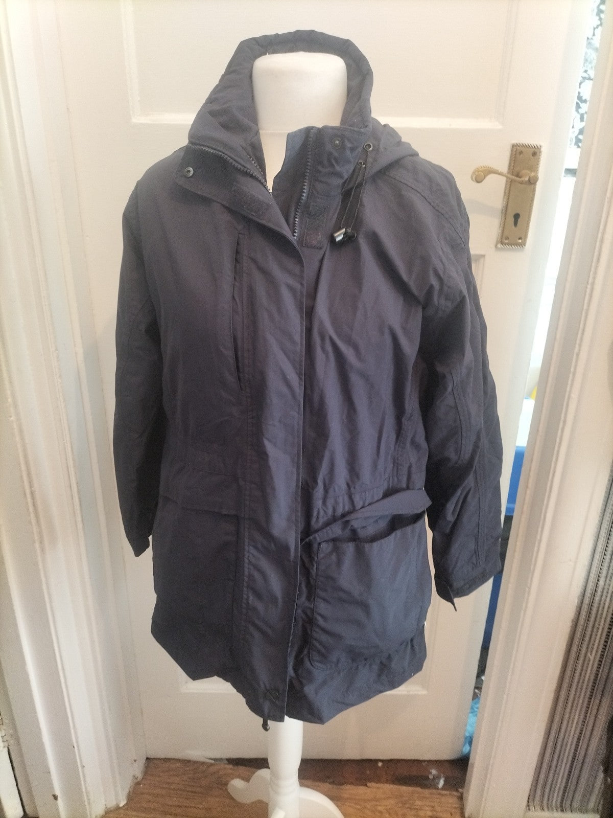 Regatta 12 Navy Mesh Lined Full Zip Coat