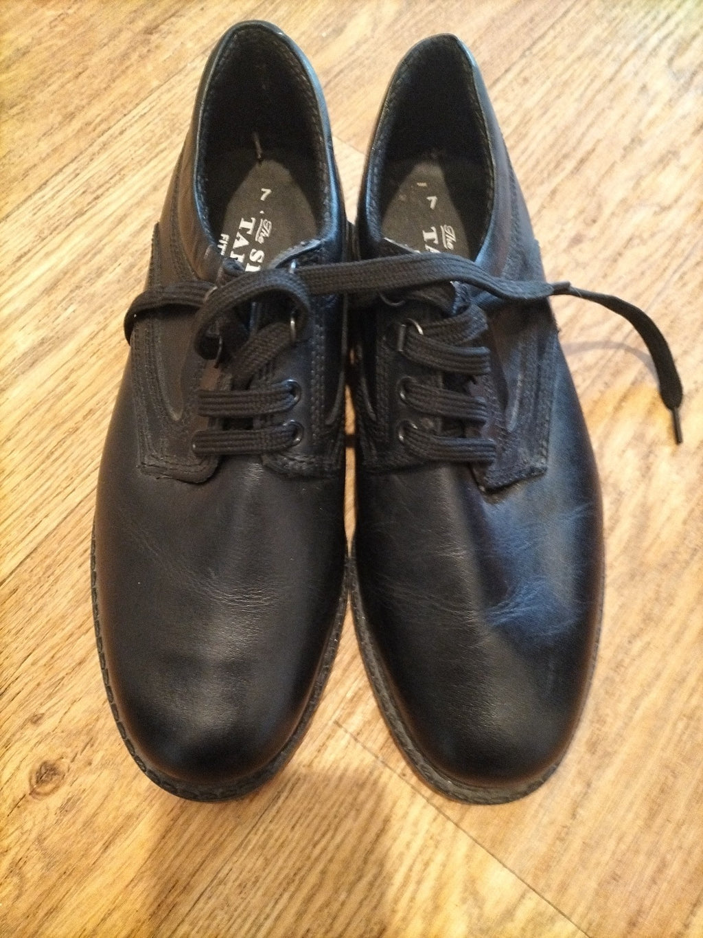 Mens The Shoe Tailor Size Uk 7 Black Shoes