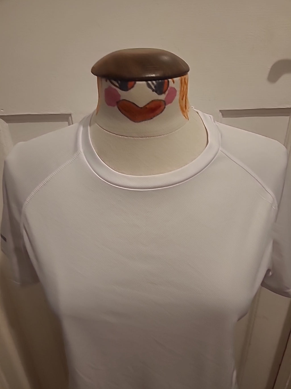 Ladies Size Small White Short Sleeved Tshirt