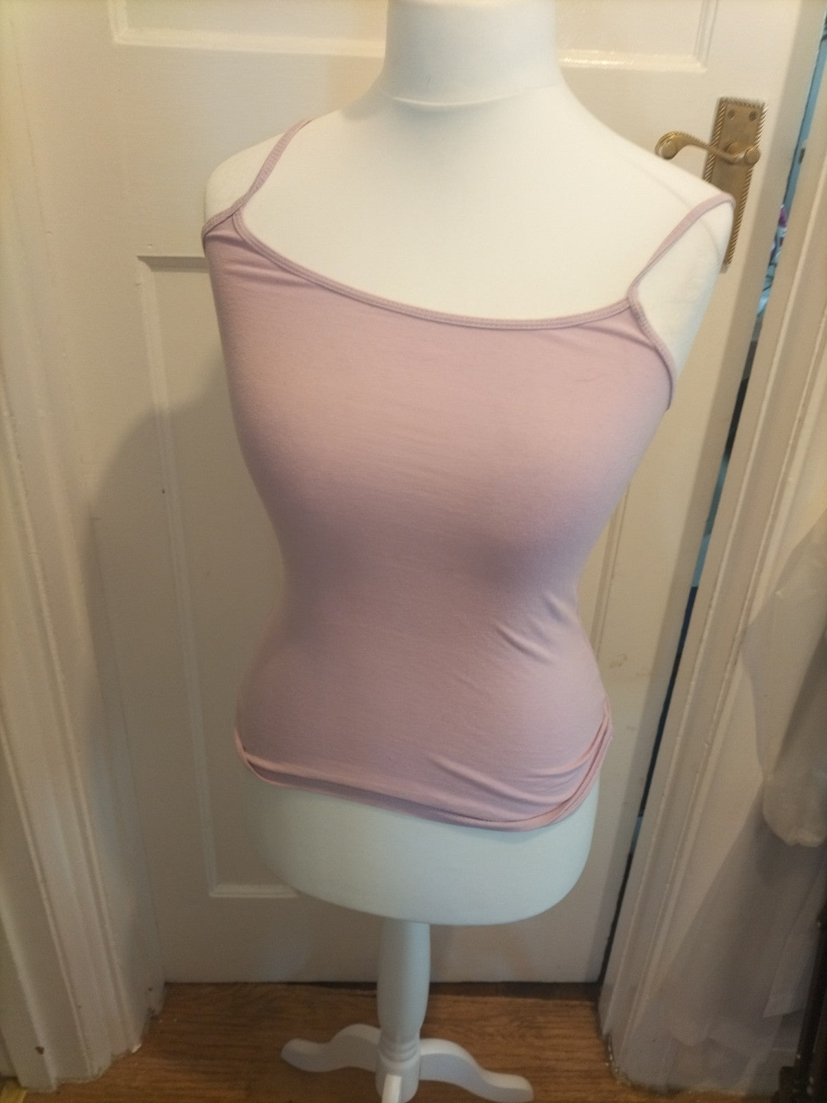Ladies Primark Size 6-8 Lilac Stretch Cami Sleeveless