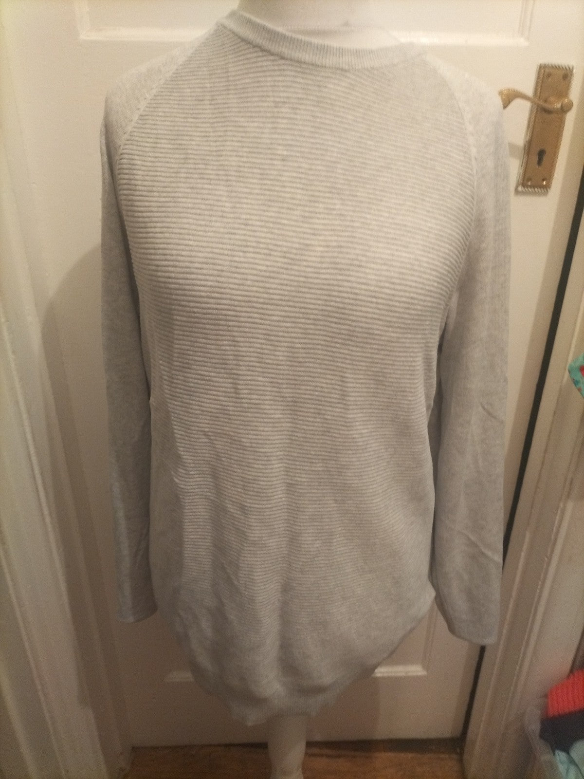 TU Medium Grey Brush Rib Long Sleeve Jumper Pullover