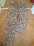Primark 12 Snakeskin Style Trousers