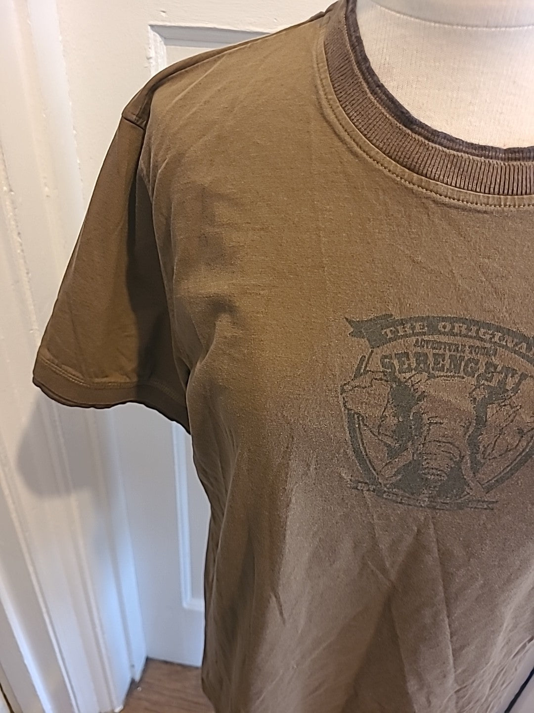 Mens Craighoppers Size Large Brown Short Sleeved Tshirt