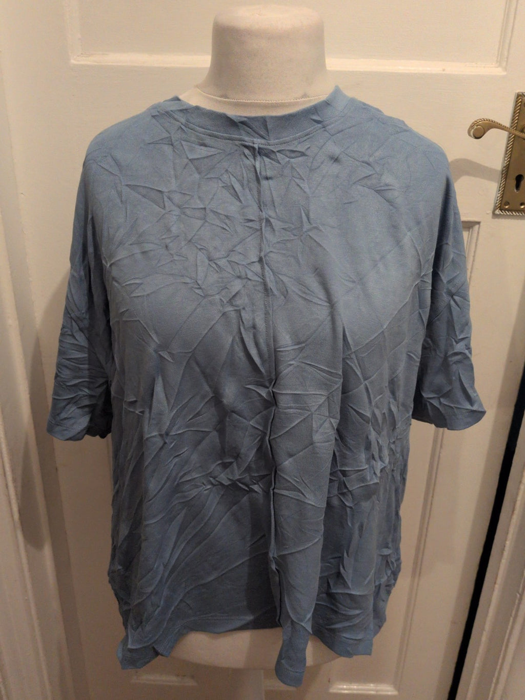 Tu 20 Blue Short Sleeve Plain T-shirt