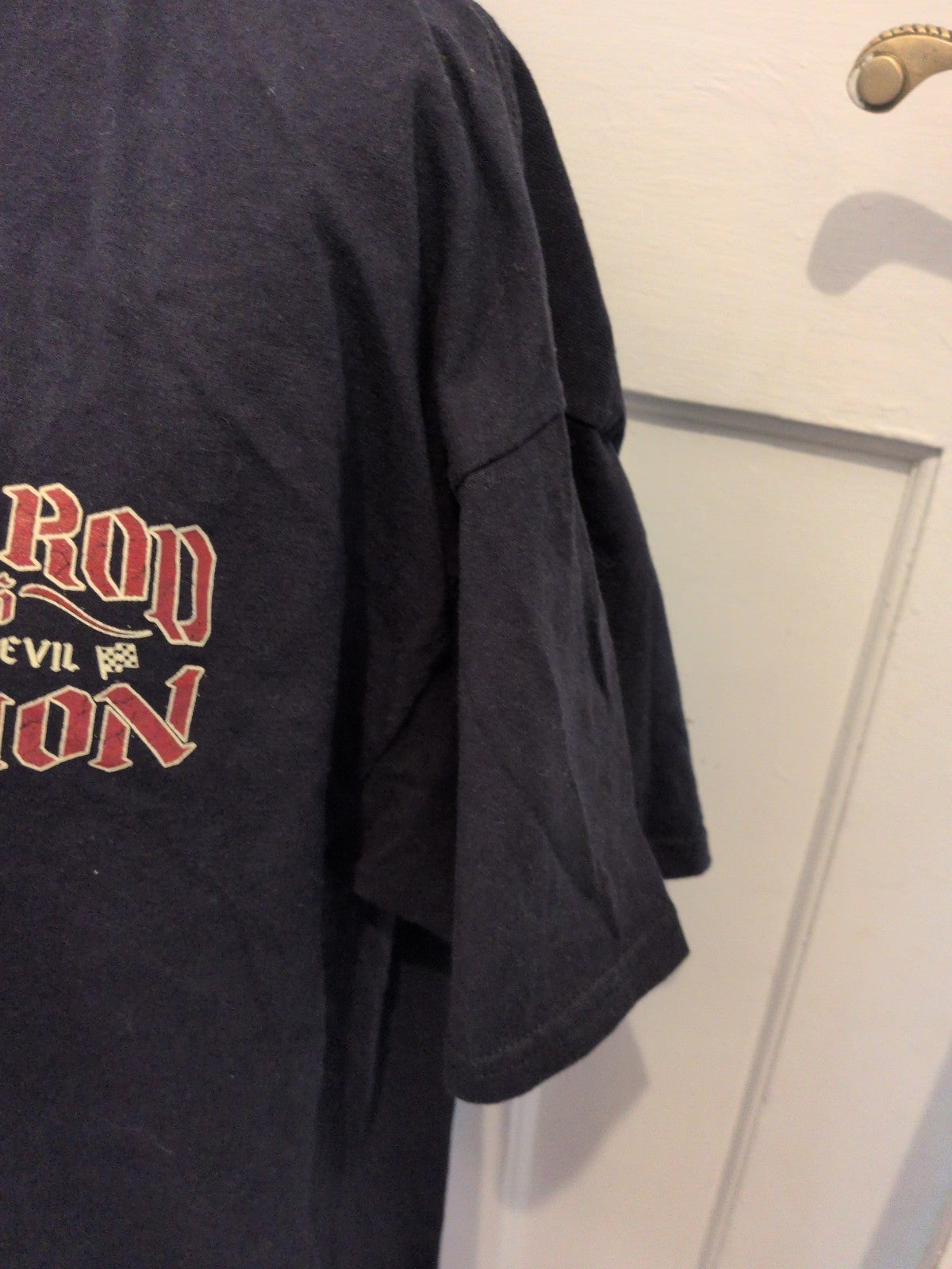 Go Kustom XL Black Hot Rod Printed Short Sleeve T-shirt