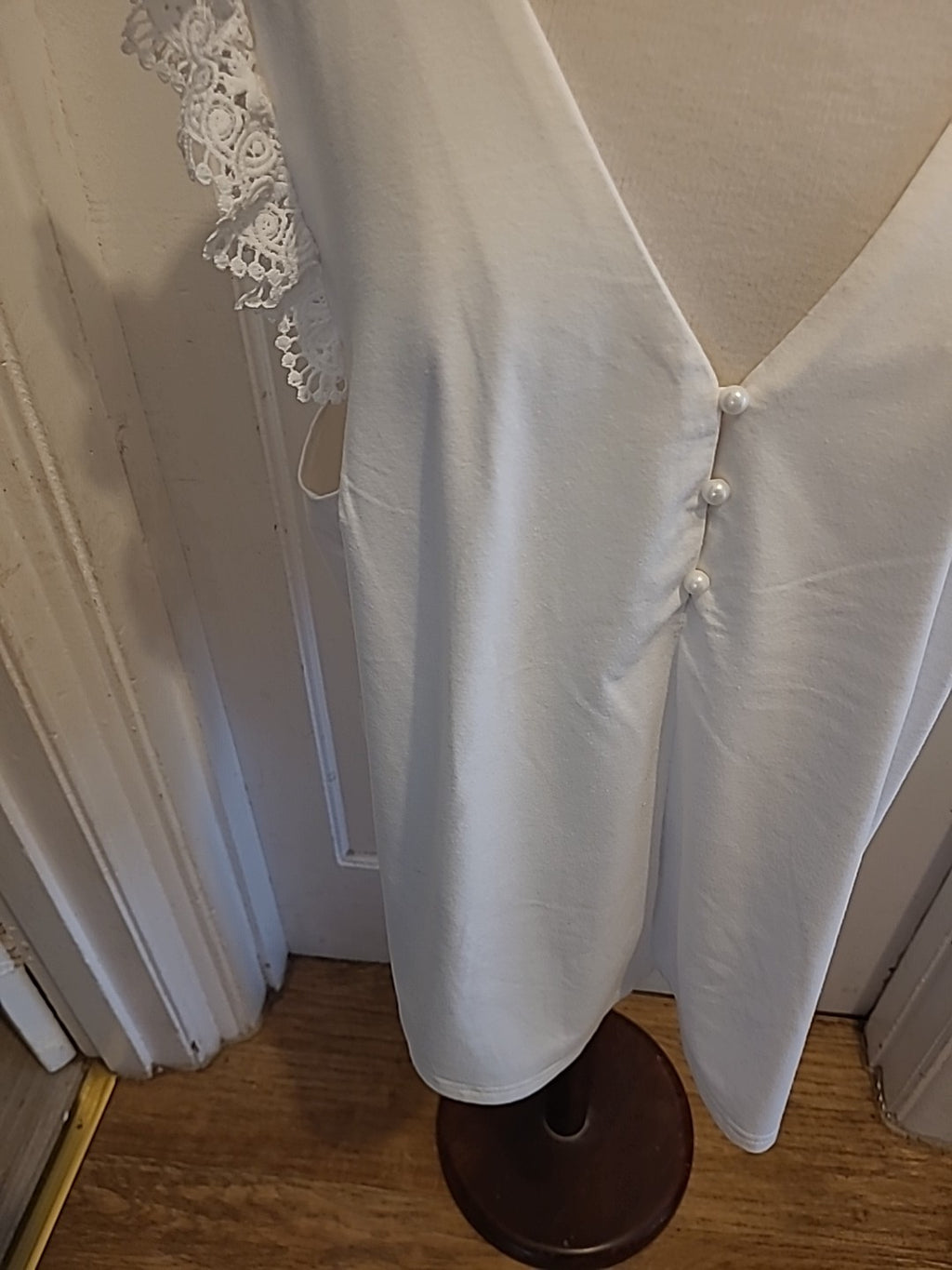 Ladies Shein Curve Top 4XL White