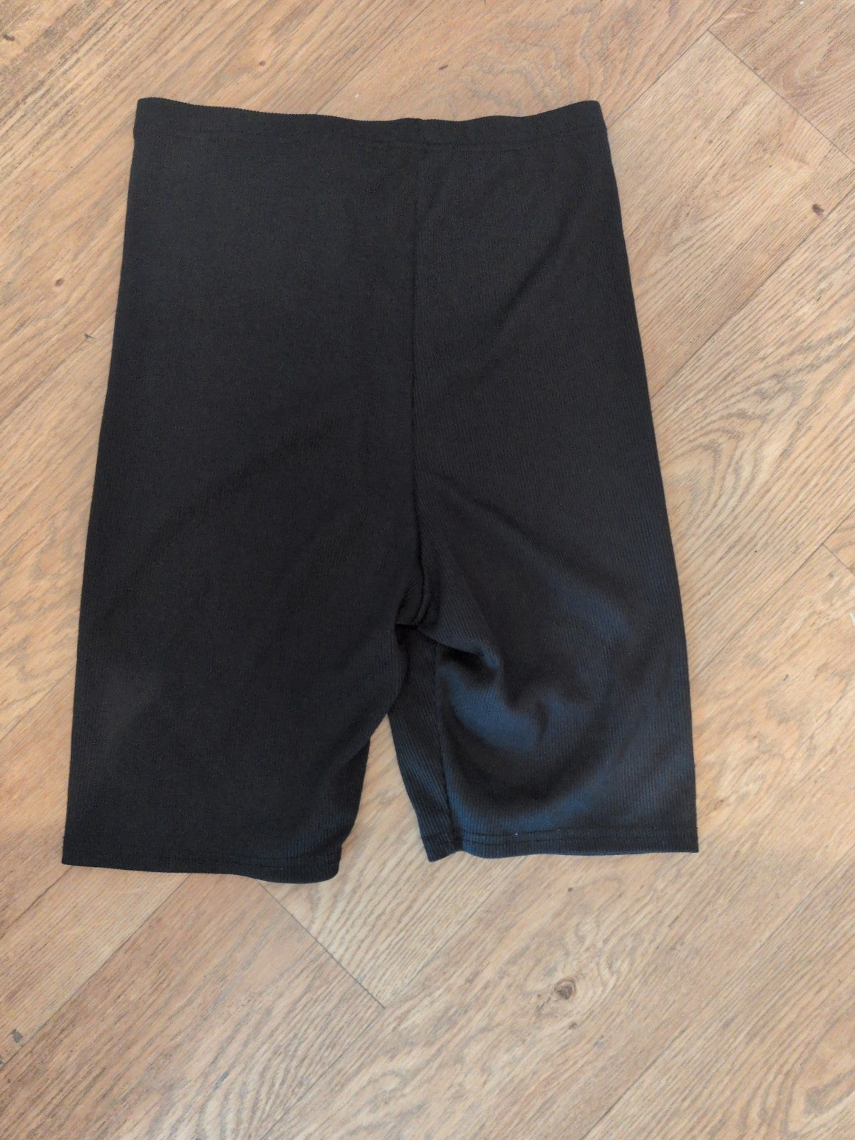 I Saw It First 10 Black Biker Shorts