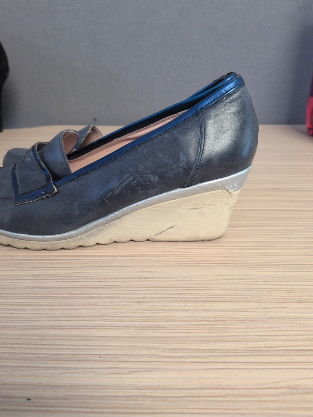 Vitti Love 100% Natural Navy Blue Shoes EU 40