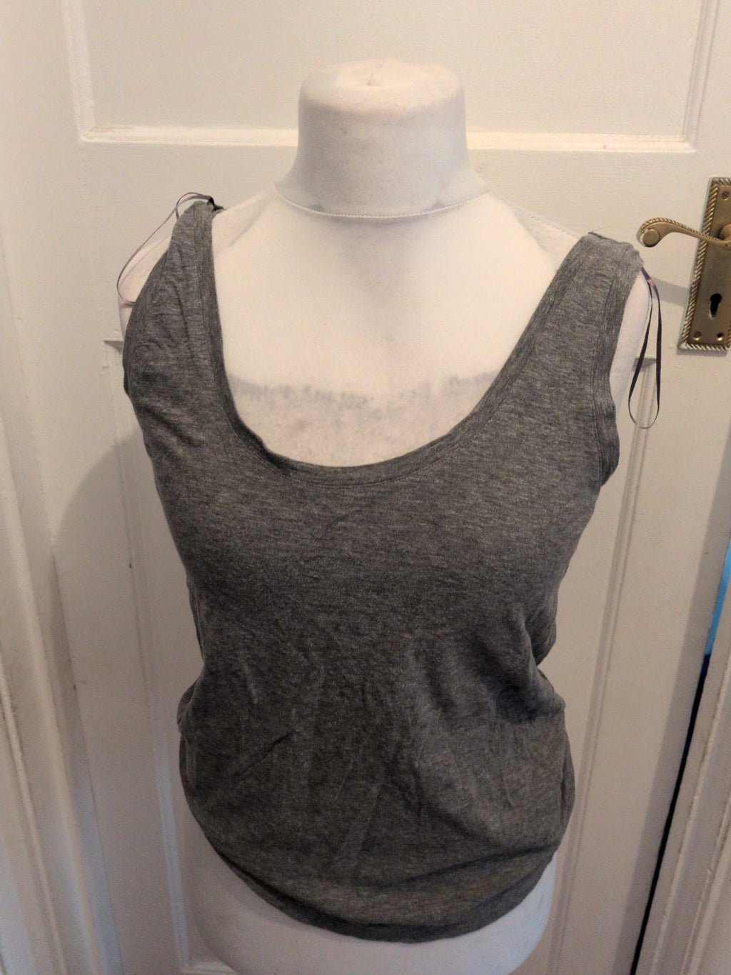 Marks And Spencer 8 Vest Grey Sleeveless