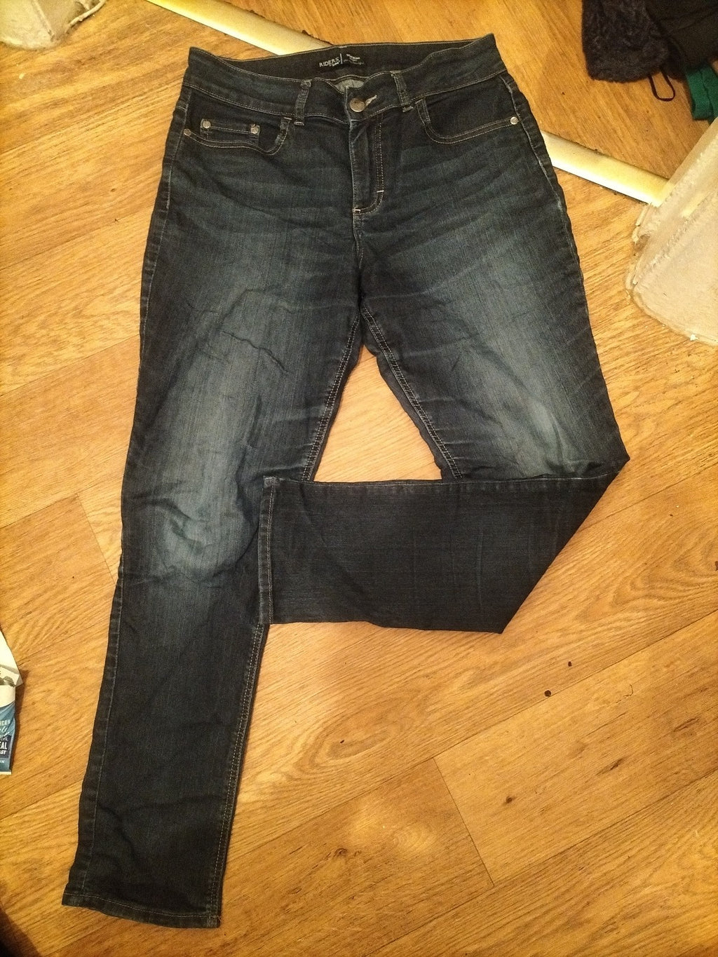 Ladies Riders By Lee Size 10m Mid Rise Skinny Jeans